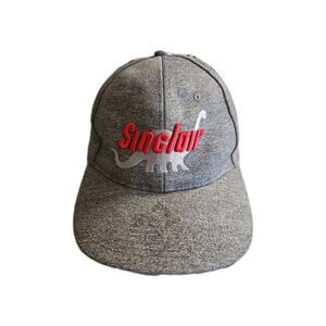 Ahead Performance Sinclair Oil Company Cap Hat Men's Size Midfit Gray With Red